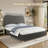 Lovensky Upholstered Wool Platform Bed-704515191-704515186