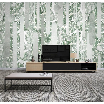 Papier peint amovible Banana Palm Leaves