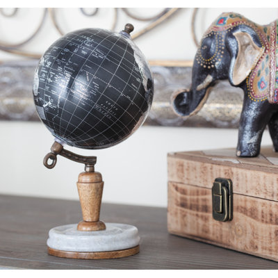Plastic Educational/Geographic Earth Globe with Marble Base