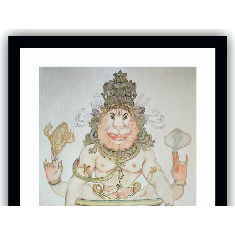 Deva Narasimha In Yoga Mudra | Anuj Shastrakar | Wall Décor