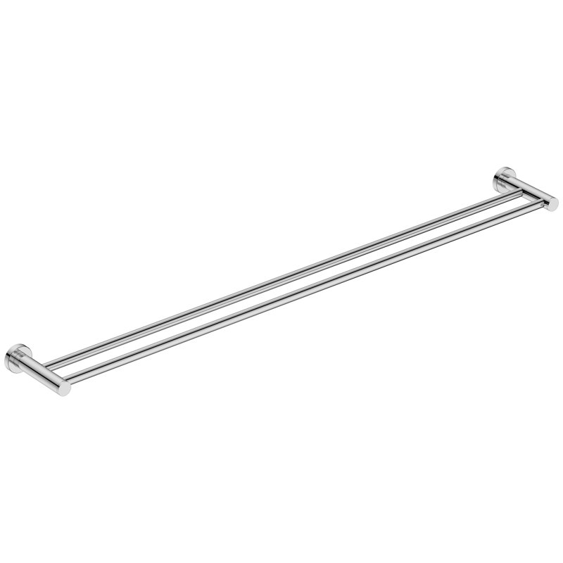 Porte-serviettes mural double 46,1875 4600 Series, Acier inoxydable poli, 1.875" H x 44.2" W