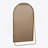 Iron Arch Retro Full Length Mirror With Supporting Feet, For Living Room, Bedroom (Gold)-734602049