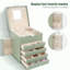 Faux Leather Jewelry Armoire