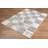 Rug Branch Prana 5' x 7' (5'3" x 7'5") White/Grey Checkered Indoor Area Rug, Contemporary, Medium Pile, Stain-Resistant Carpet - Living Room, Bedroom, Dining Room, and Kitchen-505610946