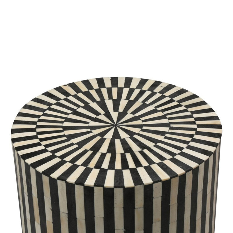 Solid + Manufactured Wood Accent Stool