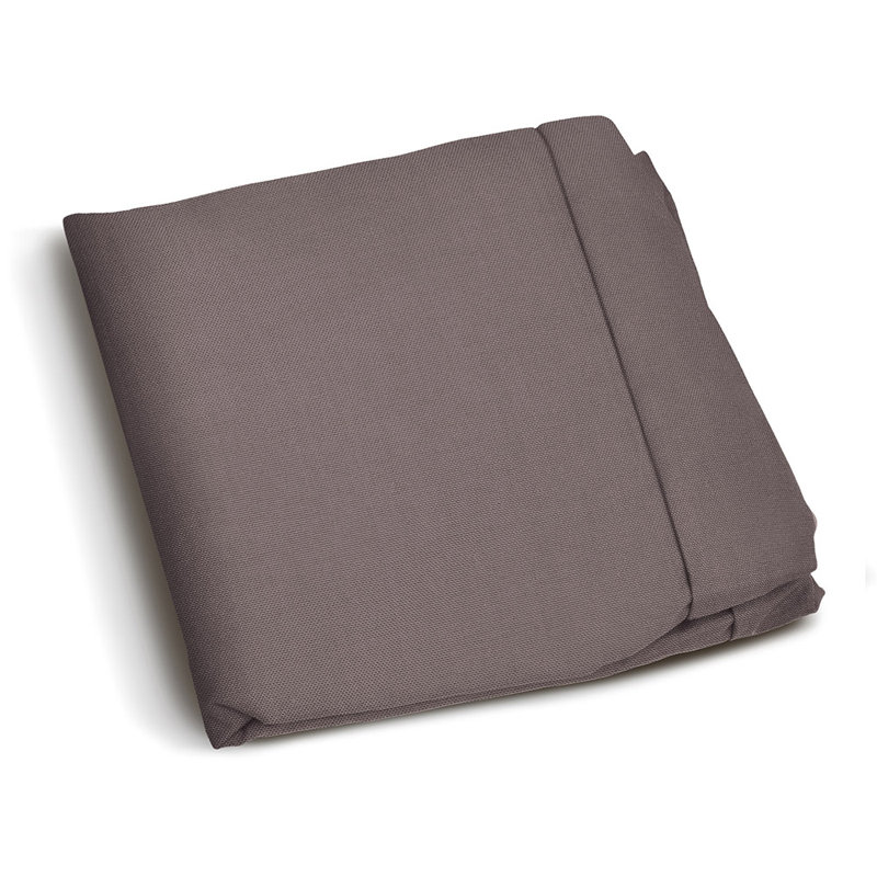 Outdoor T-Cushion Recliner Slipcover, Brown Polyester Blend