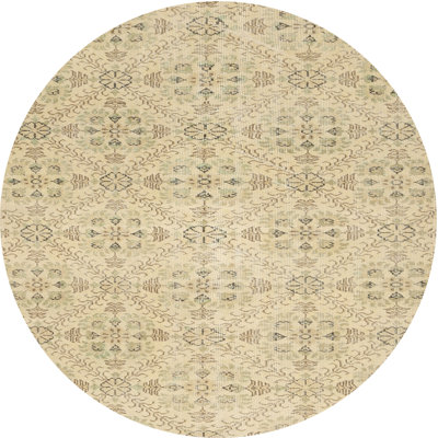 Tapis contemporain beige / olive clair