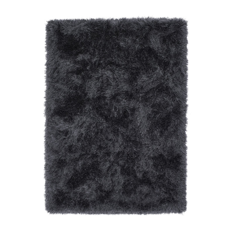Barksdale Area Rug Dark Grey, Rectangle 60 x 120cm