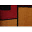 Tapis rouge à motif géométrique Vannesa-32753323