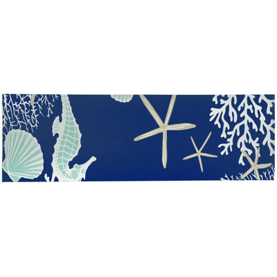Tapis d'extérieur Coral & Seahorse