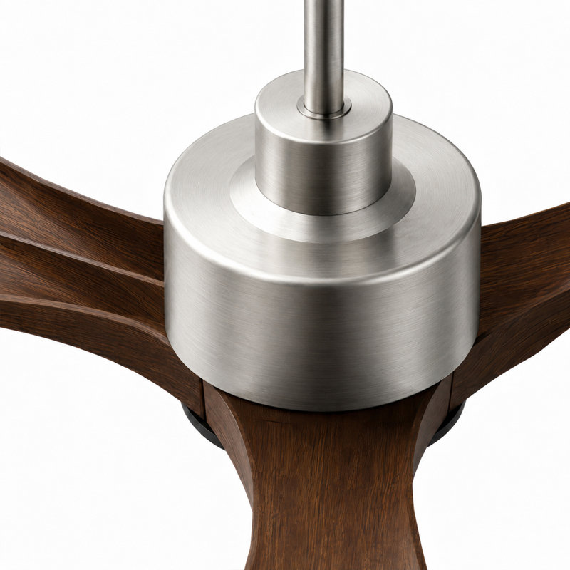 Ventilateur de plafond 52 po avec lumière pour porche de garage de patio, pales résistantes aux intempéries et débit d'air élevé, télécommande silencieuse à ventilateur à intensité variable 3CCT