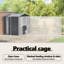 247cm Galvanised Steel Floor Bird Cage