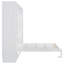 Grand lit blanc avec espace de rangement personnalisable-1010540094