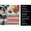 Serviette de cuisine noire et argentée Schnauzer-322069536