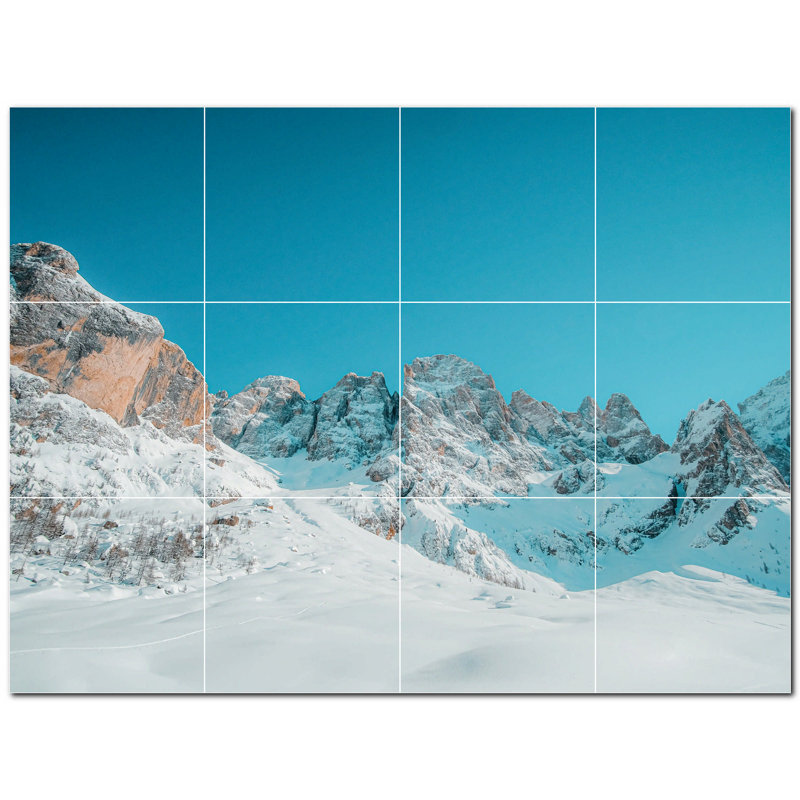 Panneau décoratif en céramique satinée 8 po x 8 po