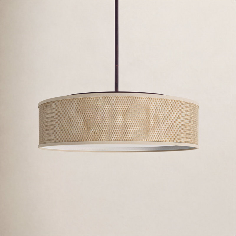 Lustre cylindrique unique à 5 lumières Jessalyn