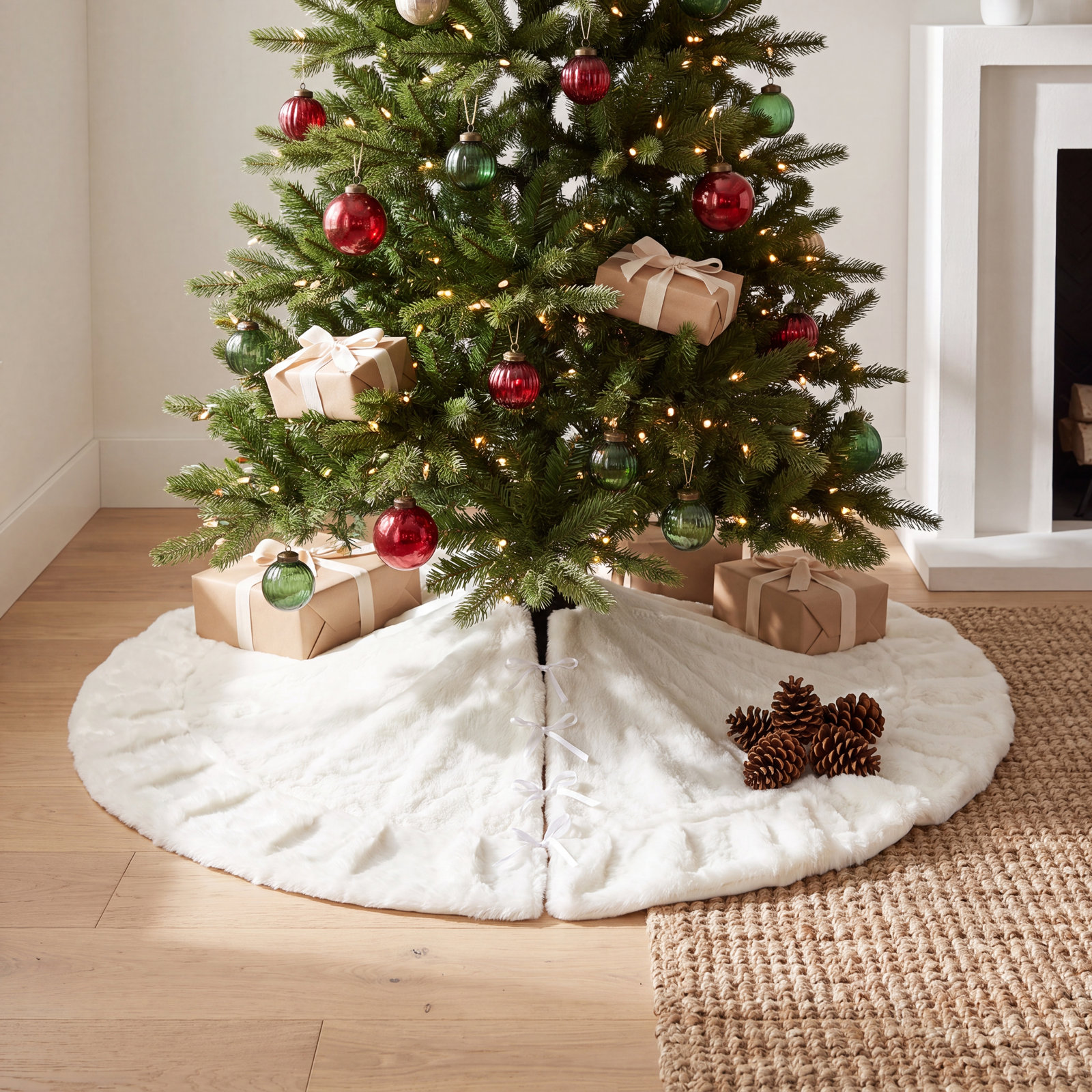 Noël Blanc Collection Tree Skirt, 72"