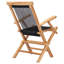 Chaise de salle à manger pliante Villar