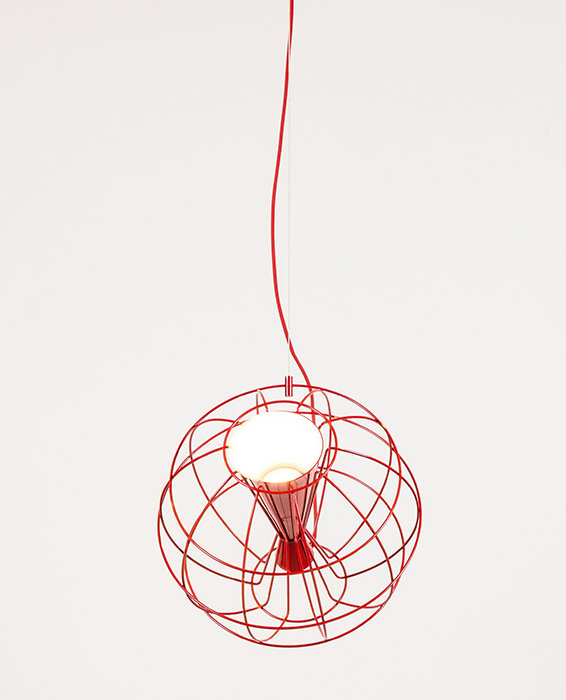 Latitude 1 - Light LED Pendant, Red