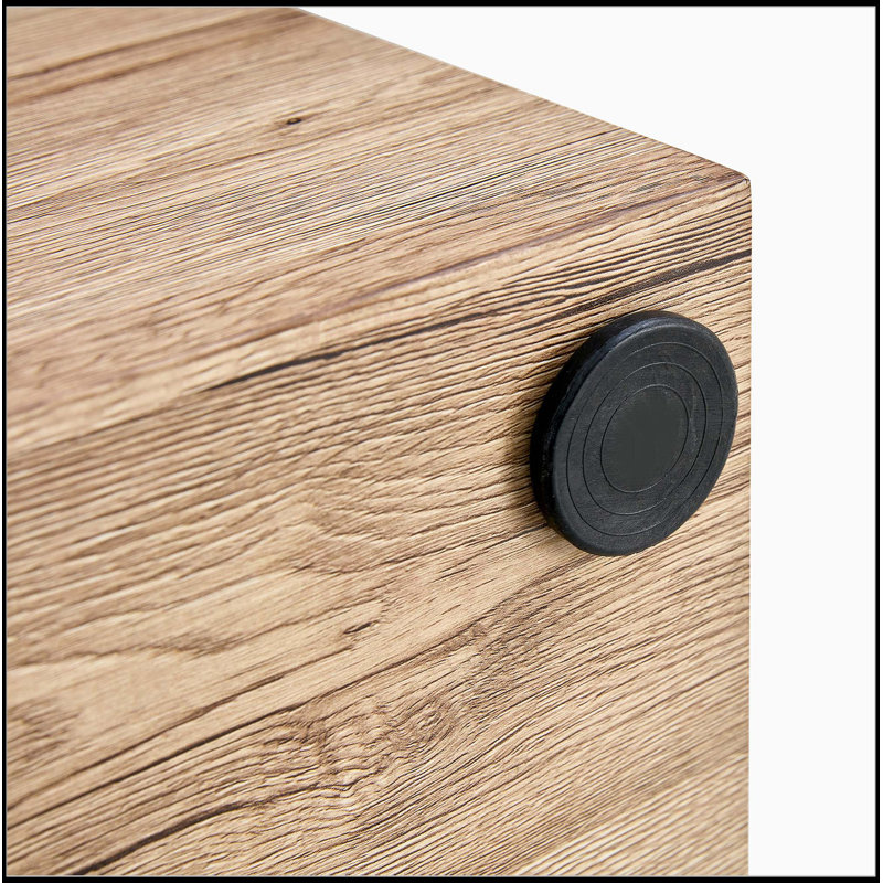 Inch Stone Pattern MDF Coffee Table, 11.80" H x 39.30" L x 23.60" W, Wood