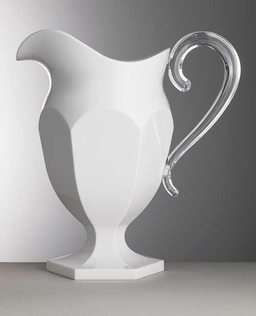 Roberta Acrylic Pitcher, White