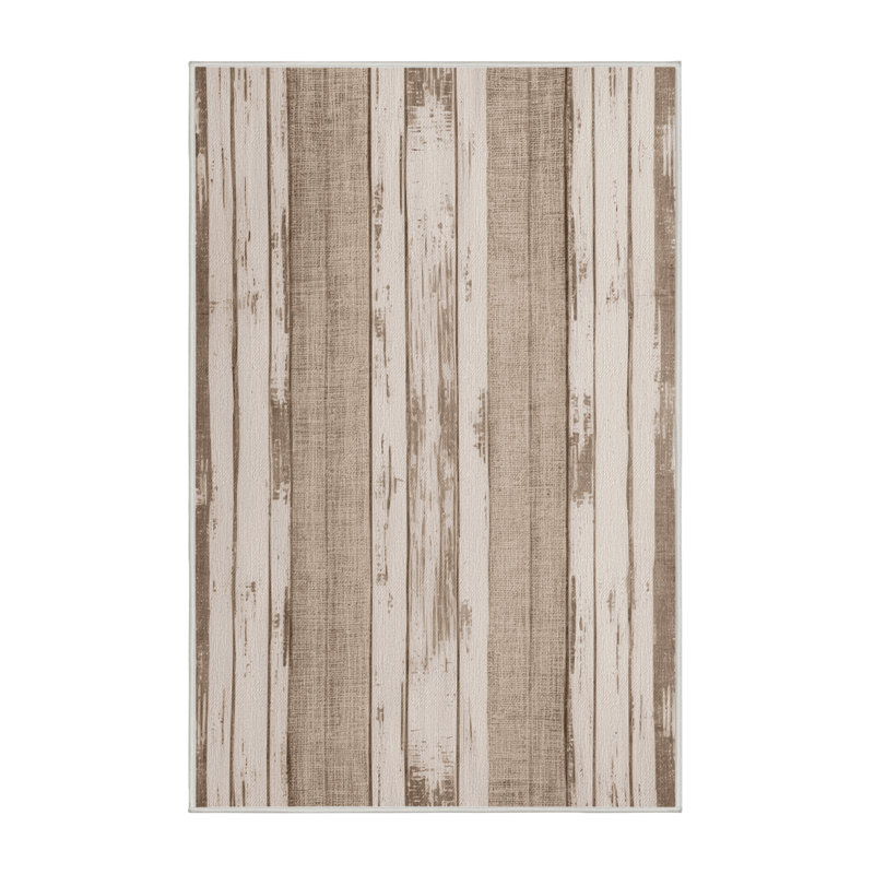  Tapis lavable Coastal Farmhouse, Rectangle de 5 pi x 8 pi