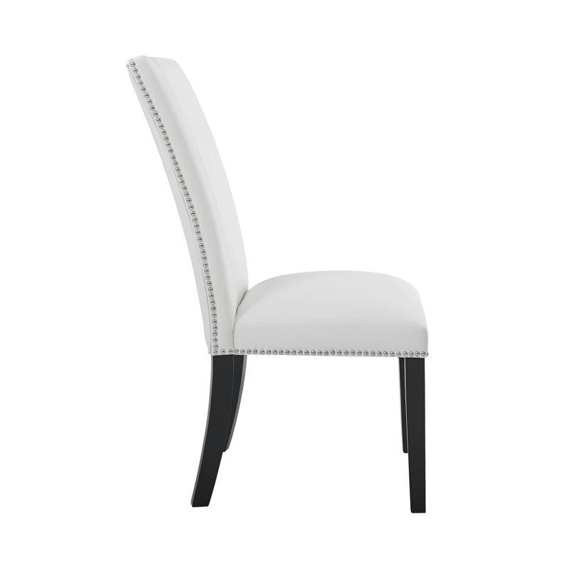Chaise rembourrée Camila, Blanc