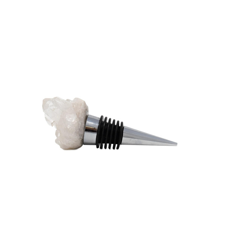 Devoe Stone Bottle Stopper, Quartz