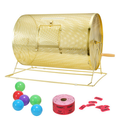 Raffle Drum,Holds 10000 Tickets or 300 Ping Pong Balls