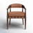 Clendon Leather Arm Chair-221020257