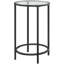 Table d'appoint ronde avec plateau en verre-2027567626