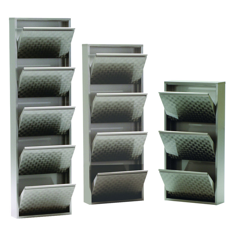 8 Pair Flip Down Shoe Storage