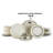 24 Pieces 100% Porcelain Dinner Set
