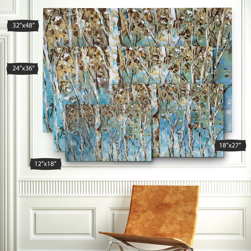 " Winter Birch ", 18" H x 27" W x 1.5" D