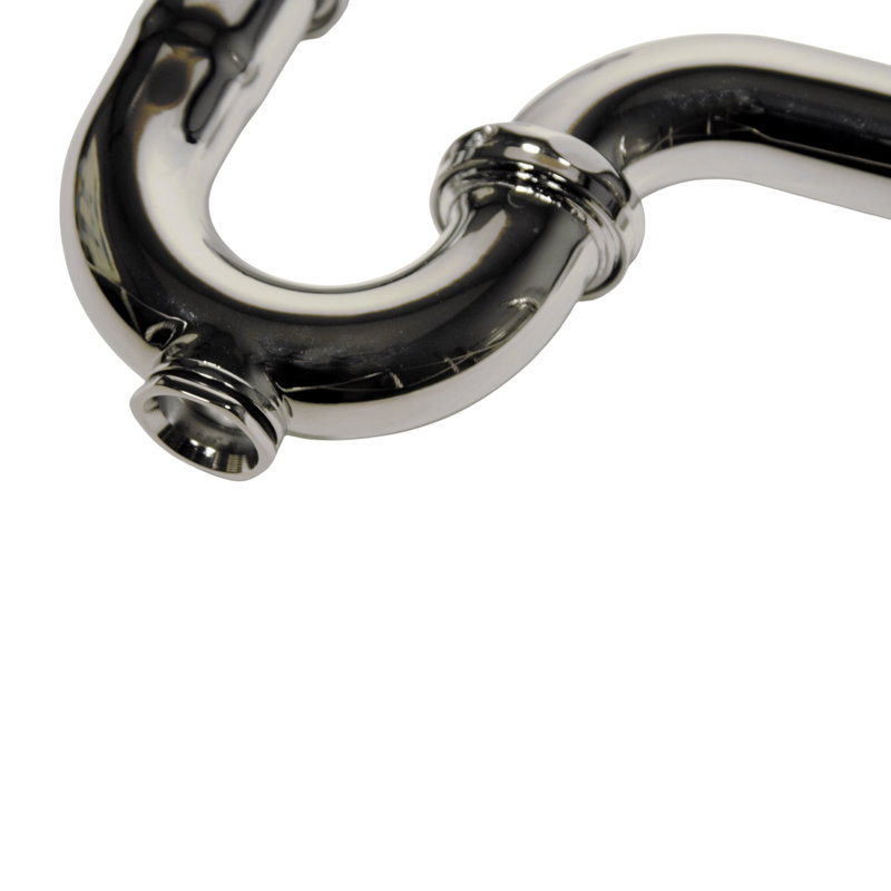 Nantucket Sinks' P-trap With Tailpipe, Chrome
