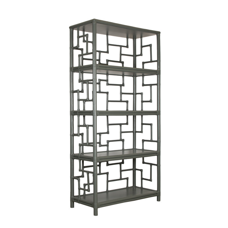 Tibet 72"H x 36"W Bookcase, Evergreen