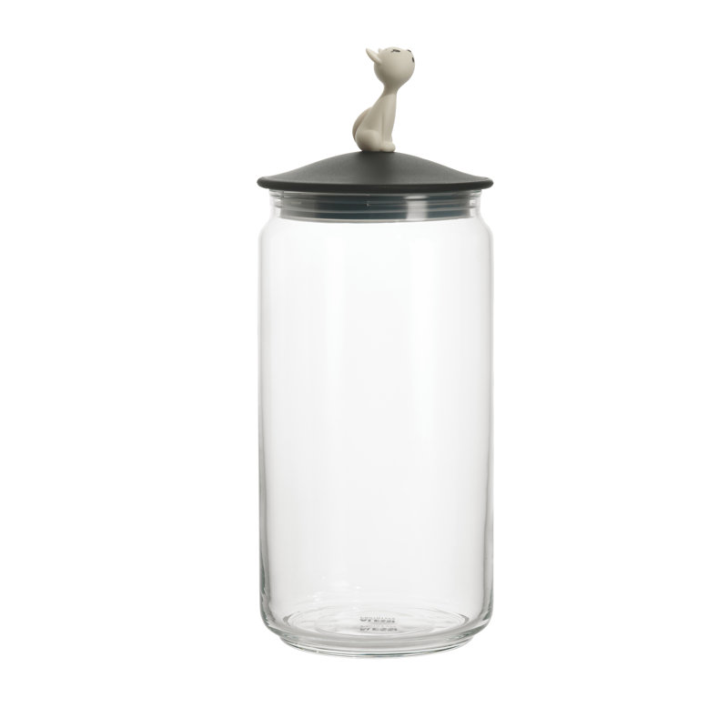 MiòJar Jar for Cat Food, Black
