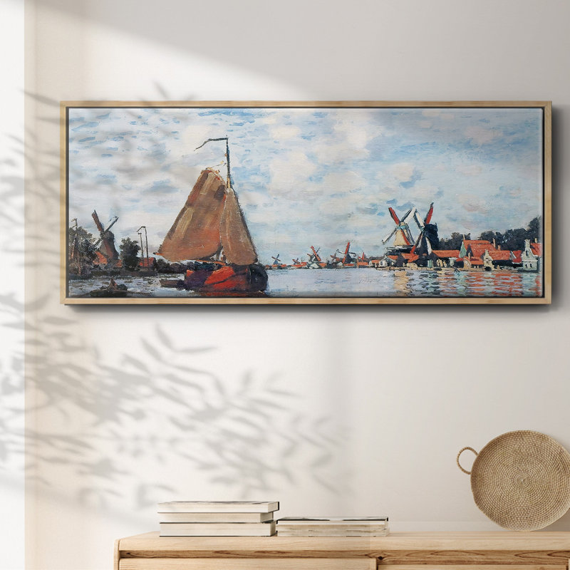 Zaan at Zaandam, 1871 01 - Toile encadrée, H 20 po x l 50 po