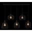 Silloth 5 - Light Black Kitchen Island Pendant