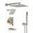 Rainfall Symphony 4-Function 12inch Dual Shower Head Pressure-Balanced Shower System with Bathtub Spout-123430860