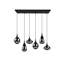 Adaryl 6 - Light Black Kitchen Island Pendant