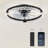 20 Inch Low Profile Ceiling Fans with Lights and Remote-864998385
