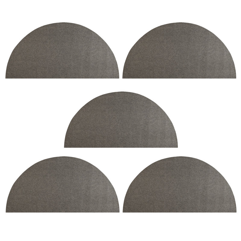Tapis Kitsy, Demi-cercle 1 pi 6 po x 3 pi