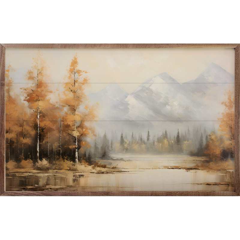 Fall Lake I par Petals Prints Design, H 10 po x l 16 po