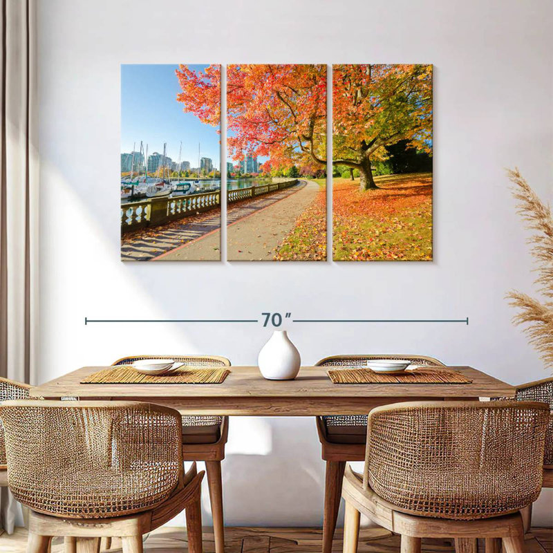 Parc Nicci Stanley en automne, H 36 po x l 57 po