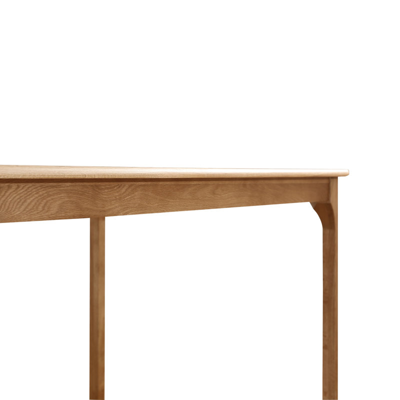 Aldridge Rectangle Wooden Dining Table - 140cm, Oak