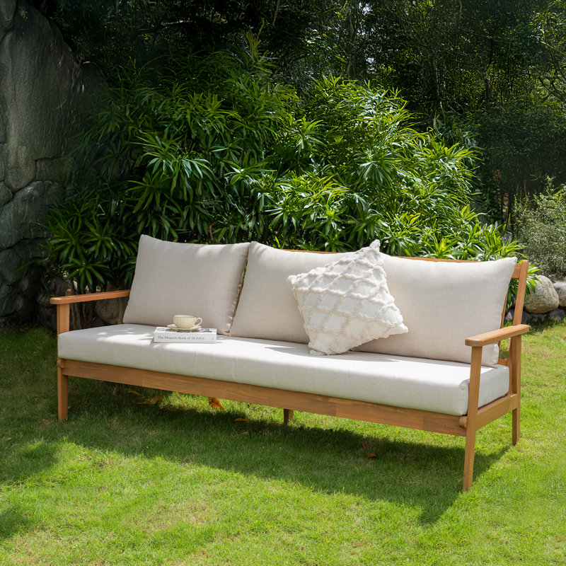 Canapé de patio 3 places avec coussin
