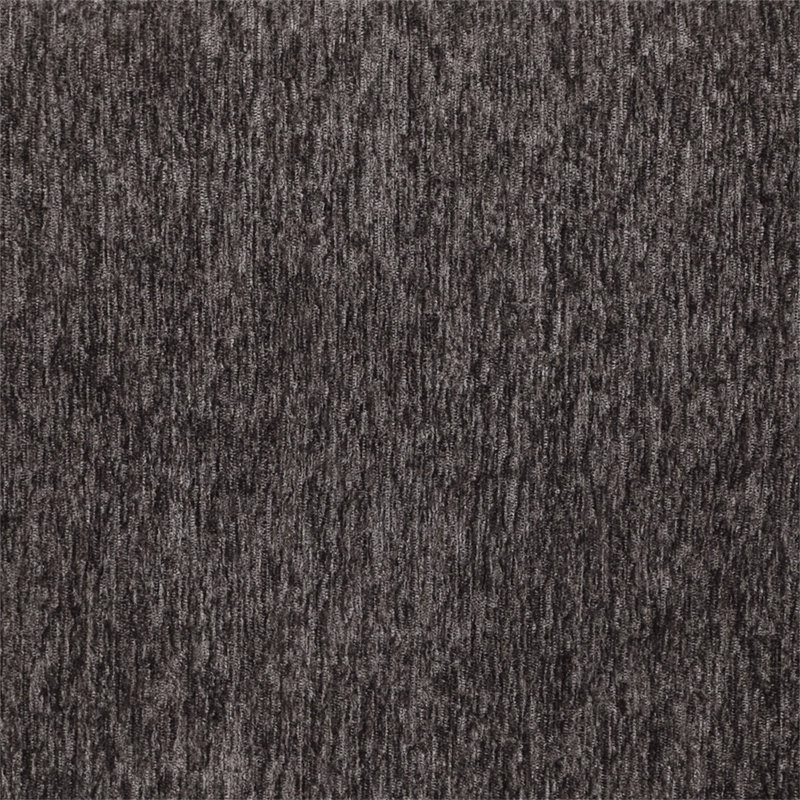 Canapé-lit modulaire en chenille l 94 po Kipriano II avec méridienne et rangement droit, Brown Chenille