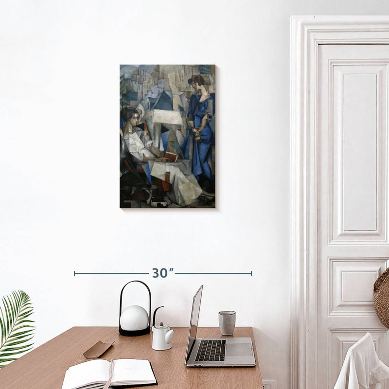 Portrait de deux femmes Avery, H 24 po x l 16 po