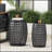 Outdoor Metal S/2 End Table